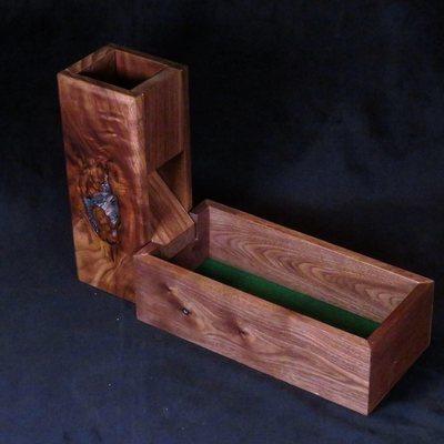 Figured Walnut Dice Tower System