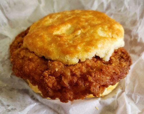 Pork Chop Biscuit from Biscuitville Church St. Burlington