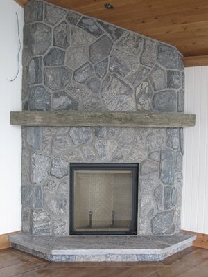 When the storm fireplaces that we could do nice stone or we can repair Stone fireplaces just like this or brick veneer any type of material