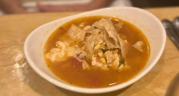 Tortilla Lunch Soup and Salad