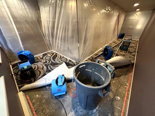 Containment chambers ensure dust and debris don't affect the rest of the property.