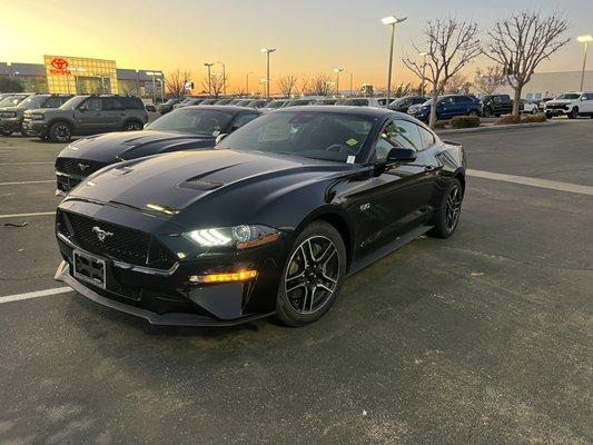 My brand new mustang they took care of