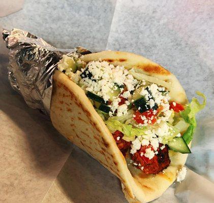 chicken kebab gyro