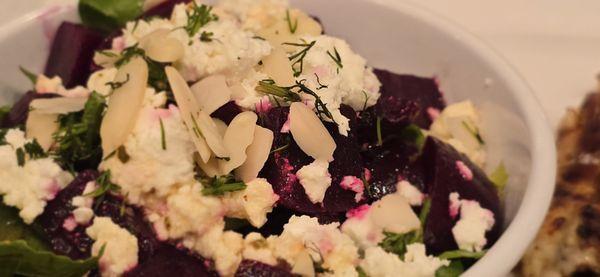 Beet salad with extra feta