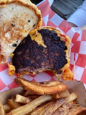 Charcoal burger