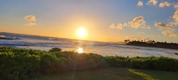 Sunset on the beach