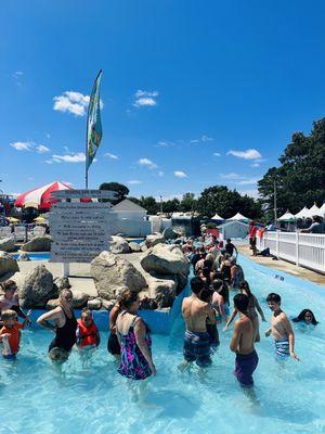 Lazy river was packed and standing room only!