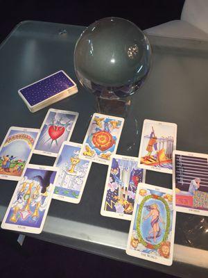 We are Haveing a special on are tarot card readings $45 call now for a appointment