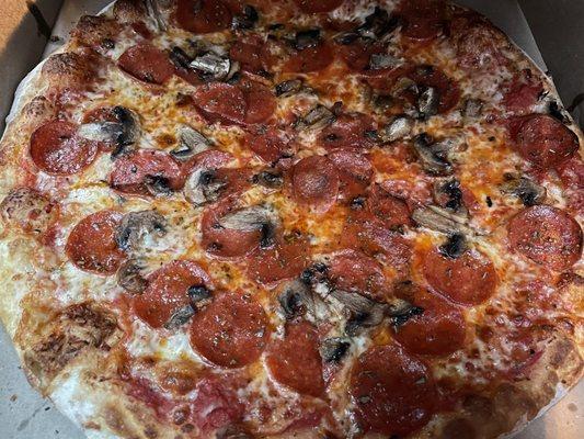 Pepperoni and Mushroom - medium