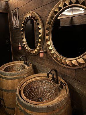 Beautiful interior bathroom sink/vanity