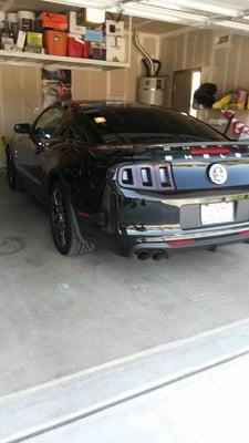 Eric did a fantastic installed of Limo Dark on my 2014 GT 500 Shelby Cobra