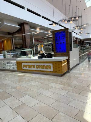 A mall would not be complete without a Potato Corner! It's located next to the food court.