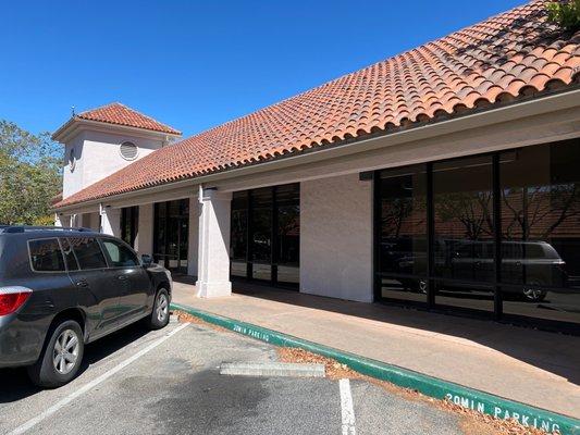 Front of post office