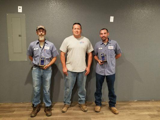 Congrats to Mike & Chet for 5 years of service...