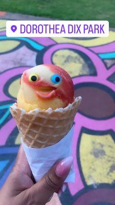 Sherbert from the Bruster's truck at Dix Park