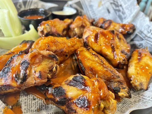 Grilled wings