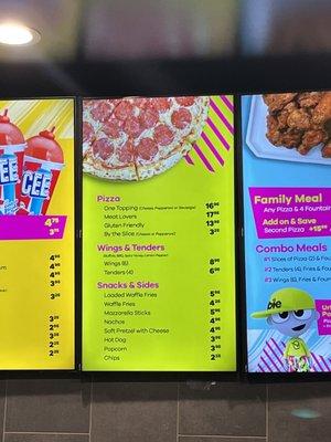 Food menu