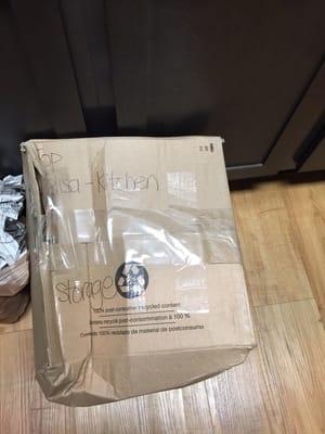 This is how my boxes were delivered