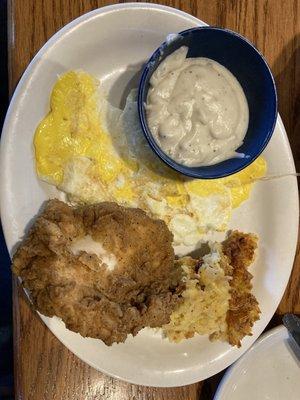 Country fried breakfast