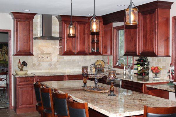 21st Century cabinets, with a Granite countertop.