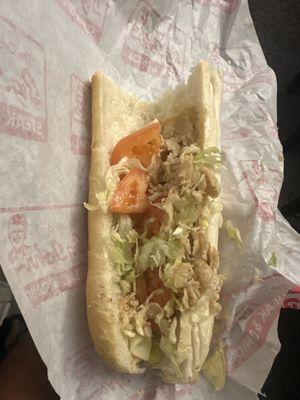 8inch chicken Philly. (Really a 6")