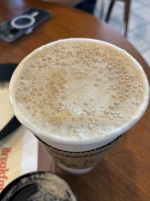 Latte with oat milk