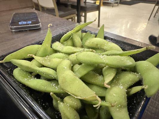 Hot edamame