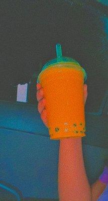 Mango Boba Tea