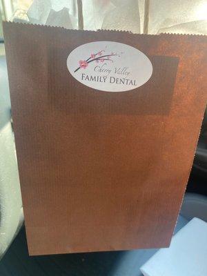 A gift from Cherry Family dental