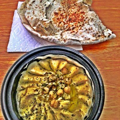 Hummus and pita