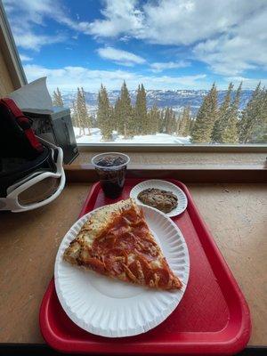 Enjoy your carbs with this beautiful view