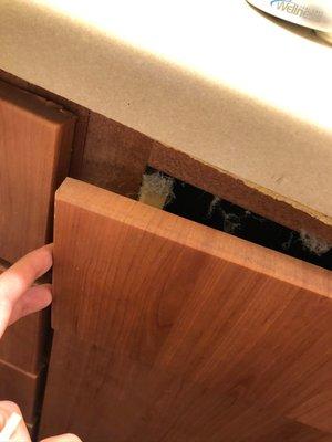 Broken drawers