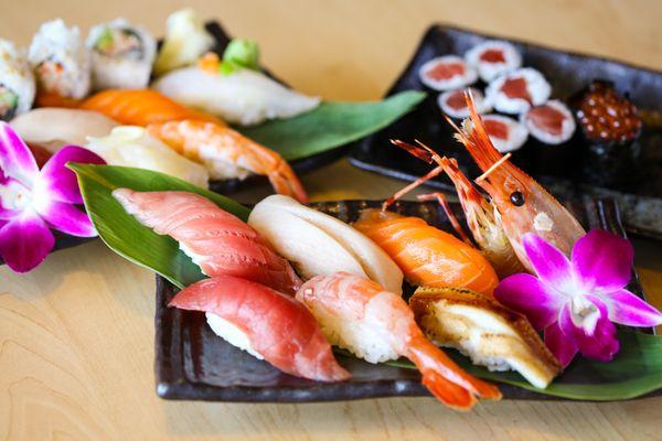 Variety of Nigiri and Rolls!