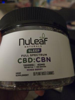 NuLeaf for sleep. I love this stuff! There is no grogginess when I wake up either. I feel so rested.