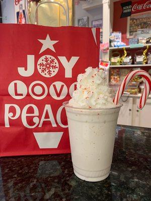 Milkshake of the month: Candy Cane Crunch