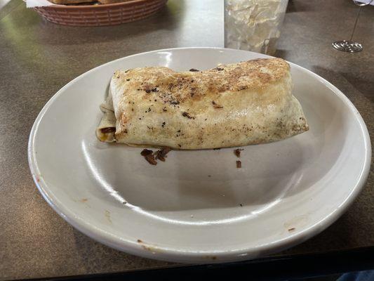 BBQ Mac Burrito