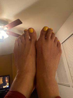 Yellow gel