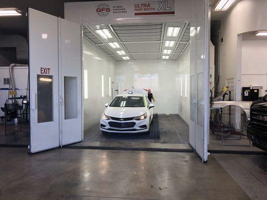 Brand new state of the art paint booth installed in 2019.