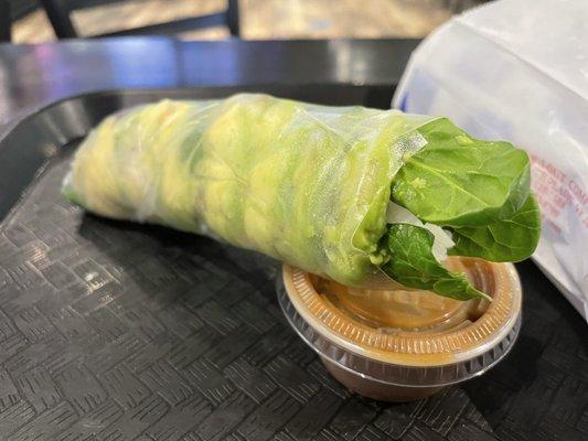 Avocado summer roll.