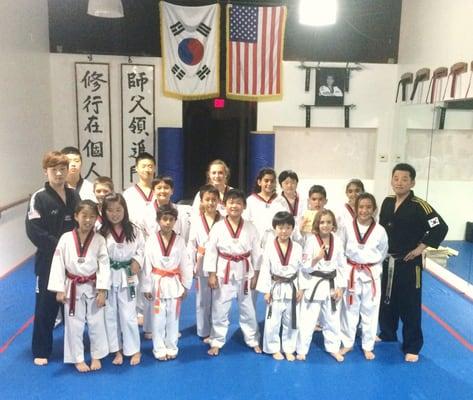 Color Belt Promotion Testing March 2015