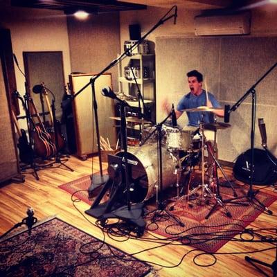 Tim S tracking drums for Blue Blazer