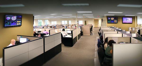 Insurance Express.com Interior Office Panoramic Picture