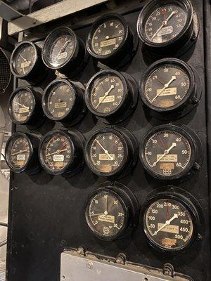 Steam engine dials