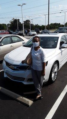 Thank you Mrs. Bolds for your business and I hope you enjoy your New 2020 Impala Premier.