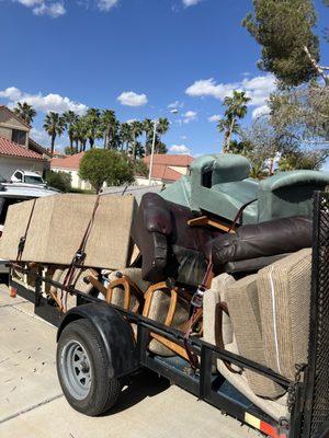 Second trailer full of our client's house