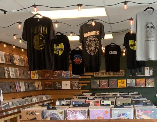 Records and tees