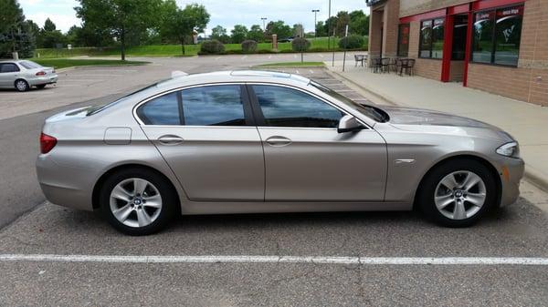 Crystalline Tinting on a new BMW - Lynx is the home of Crystalline tint in Denver!