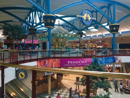 Inside the mall. I love the Merry-Go-Round!