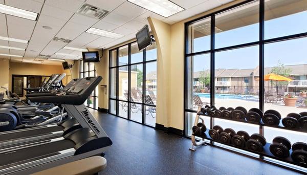 State-of-the-art 24-hour fitness center