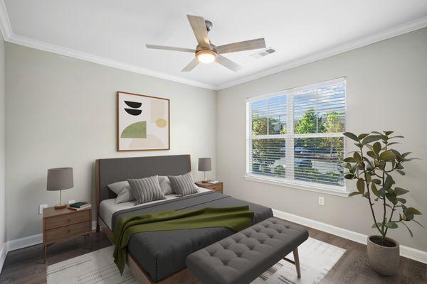 Newly Renovated Townhome: Bedroom